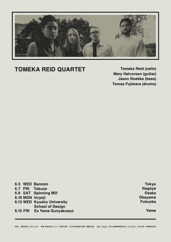 TOMEKA REID QUARTET JAPAN TOUR